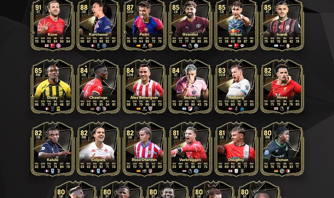 EA FC 25 TOTW 6: A Closer Look at This Week’s Squad and Key Players