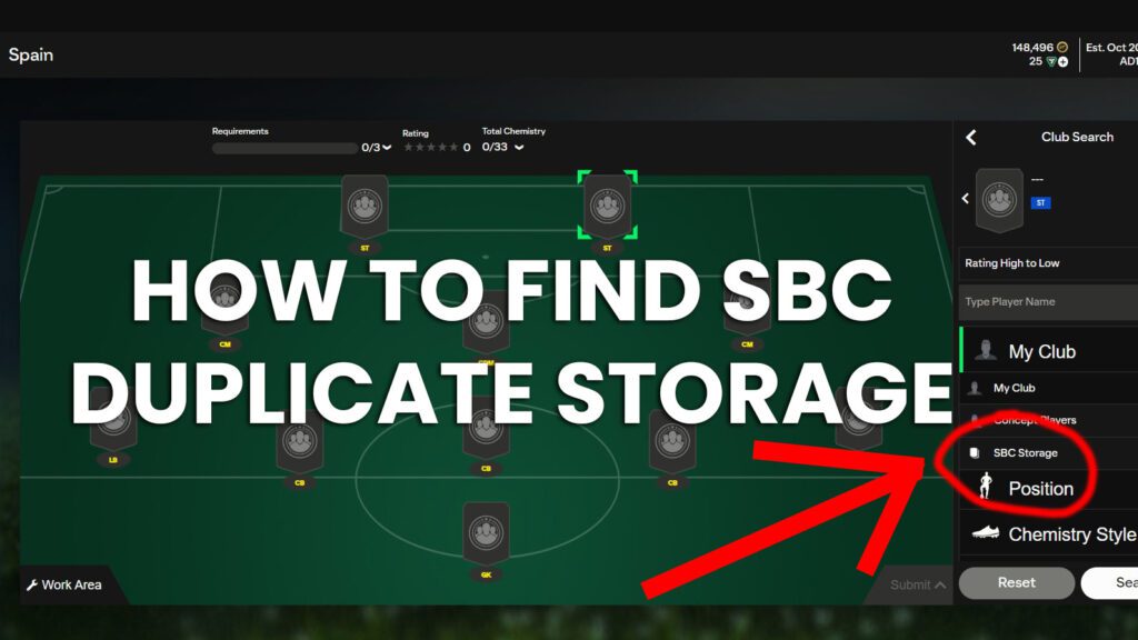 How to find SBC duplicate storage