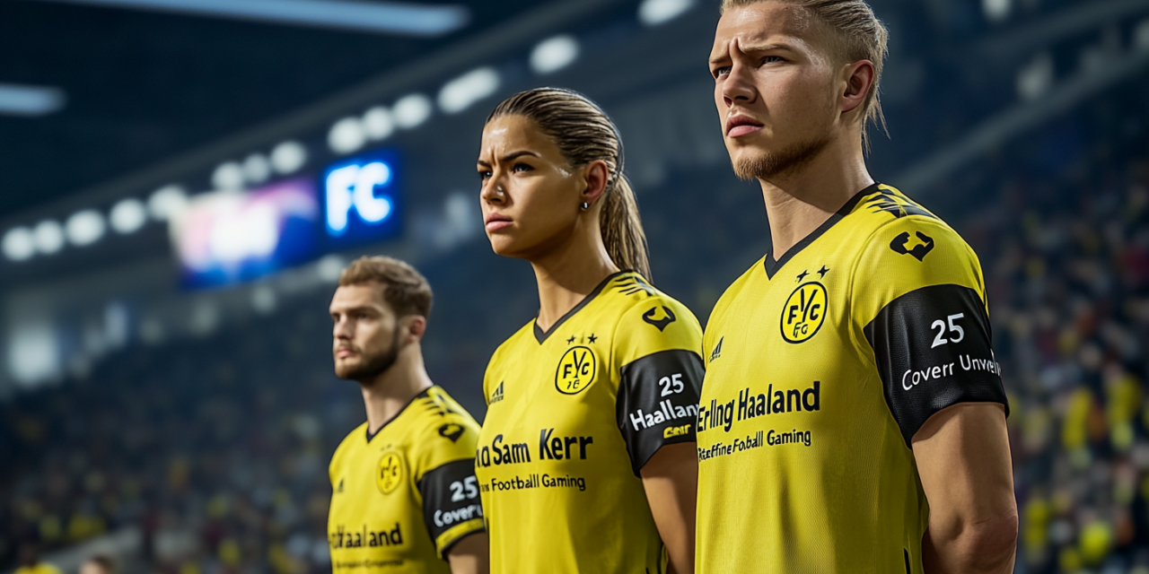 FC 25 Cover Unveiled – How Erling Haaland and Sam Kerr Redefine Football Gaming