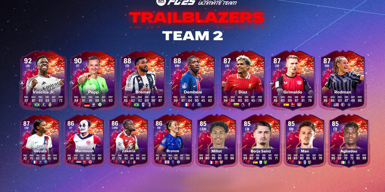 Leak! Vinicius Jr and Dembélé headline Trailblazers Team 2