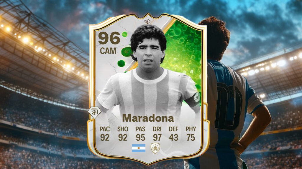 See All Leaked Players for Grassroot Greats Promotion - News - FUTFC - FUTFC.GG Diego Maradona