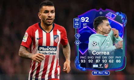 Is Ángel Correa’s UCL Dreamchaser card worth it for 70k?