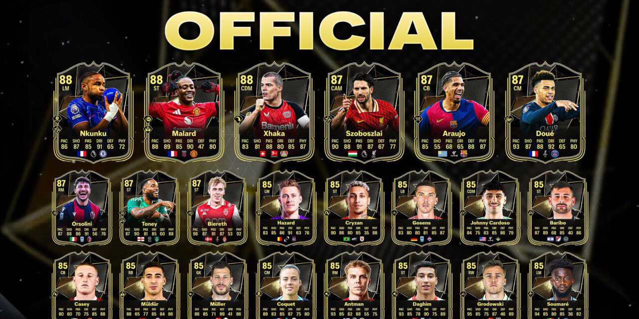 TOTW 25 Leaked: Nkunku, Malard, Toney Shine Bright in Ultimate Team