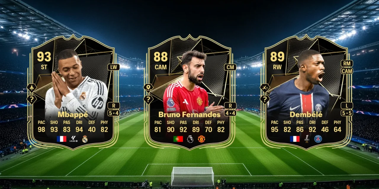 Mbappé, Dembélé, and Bruno Fernandes stars TOTW 27 predictions