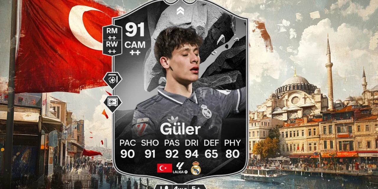 How good is 91-rated Arda Güler in FC 25?