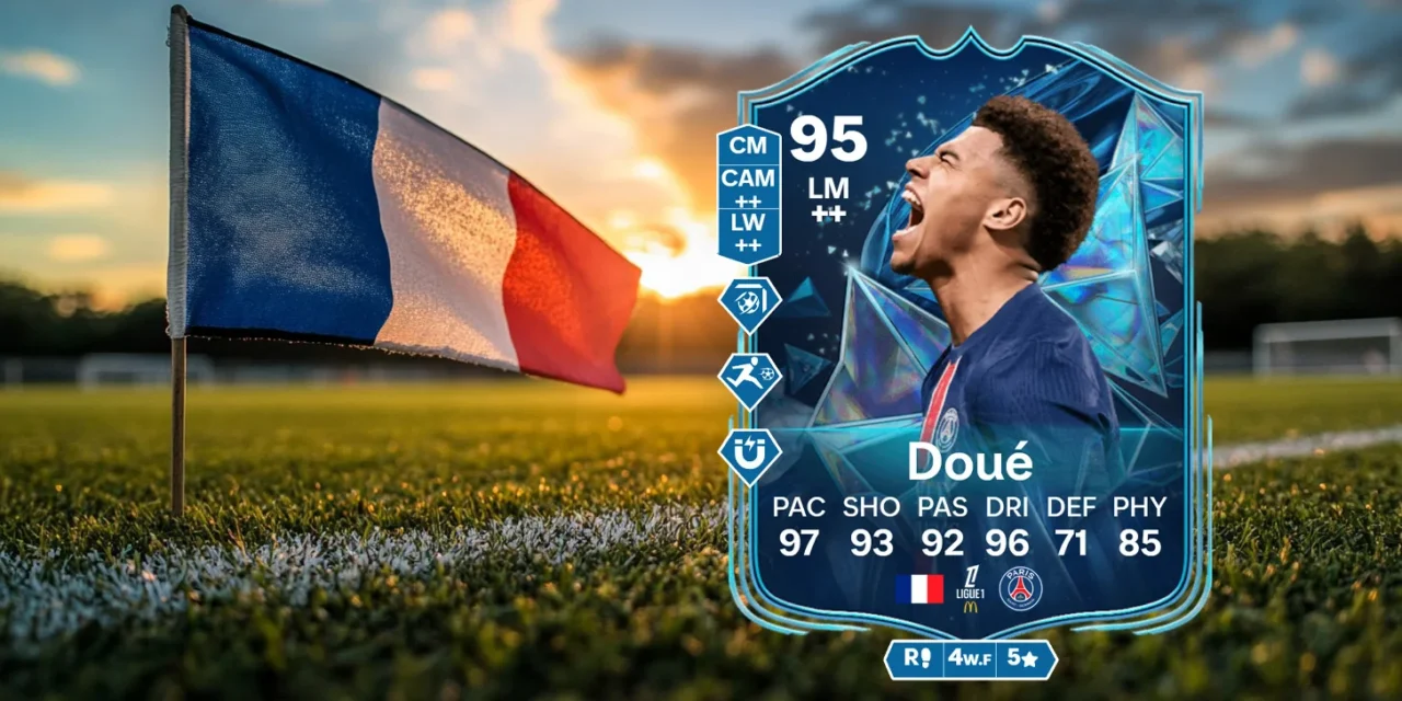 Désiré Doué SBC review: FC 25’s new left-wing meta beast
