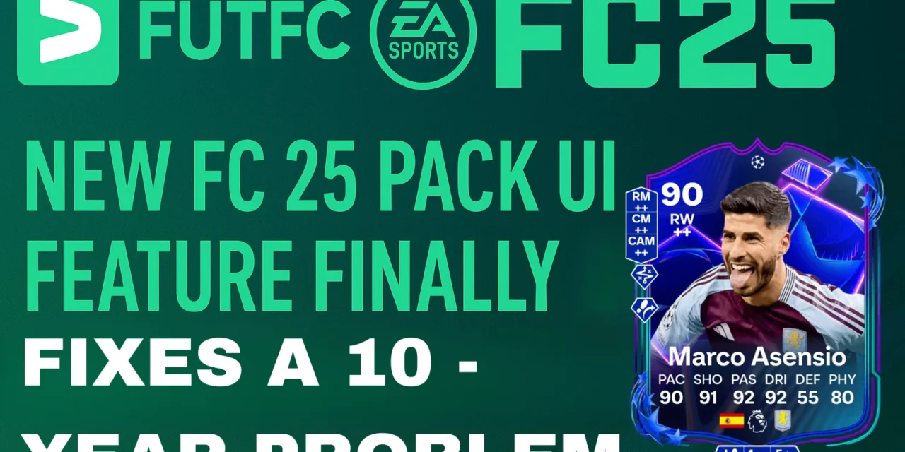 New FC 25 Pack UI Feature Finally Fixes a 10-Year Problem