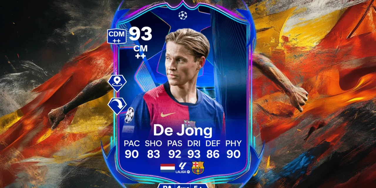 Frenkie de Jong 93 RTTF SBC might be the best midfielder in FC 25