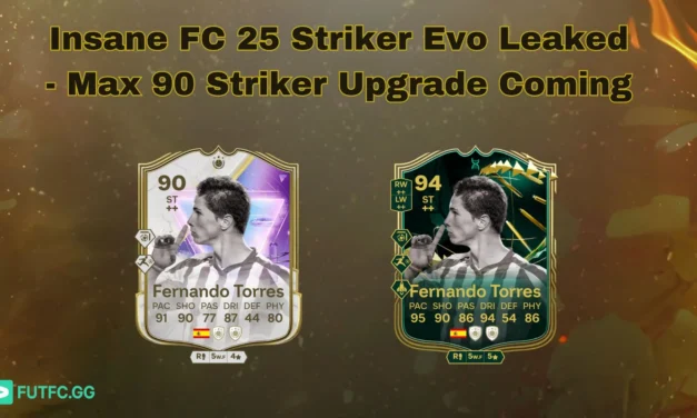 Insane FC 25 Striker Evo Leaked – Max 90 Striker Upgrade Coming