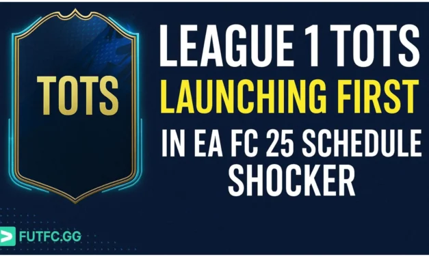 EA FC 25 TOTS Schedule Shocker – League 1 Comes First