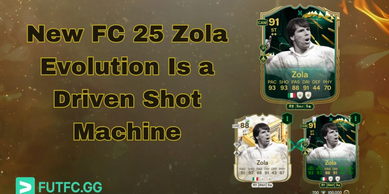 New FC 25 Zola Evolution Is a Driven Shot Machine