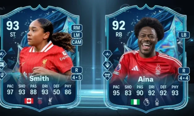 New Smith and Aina TOTS SBCs now live in FC 25 along with trade-in, upgrade pack and new evolution
