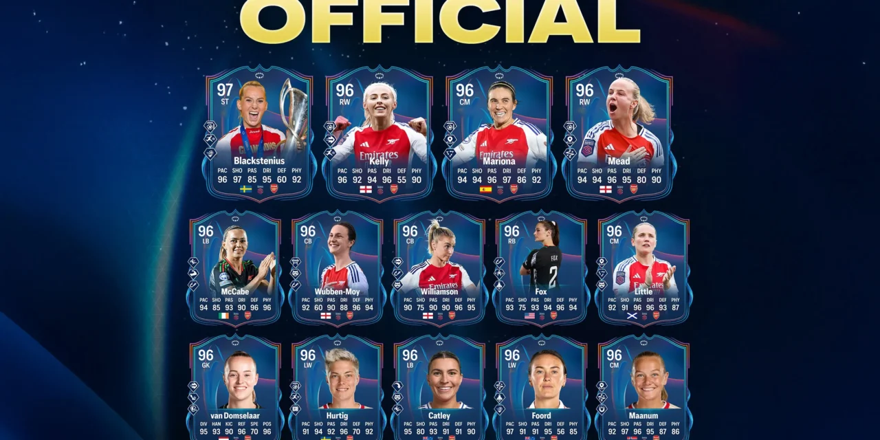 Arsenal Women Clinch Champions League Title Over Barcelona – EA Celebrate With Special FIFA Ultimate Team Drop