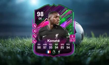 98-rated Konaté goalkeeper stuns players with elite reactions but mixed reflexes