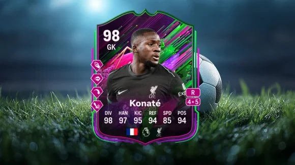 98-rated Konaté goalkeeper stuns players with elite reactions but mixed reflexes