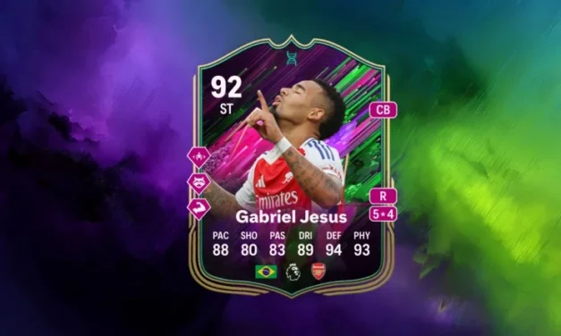 Gabriel Jesus gets Shapeshifters CB card through new “Park The Striker” Evolution