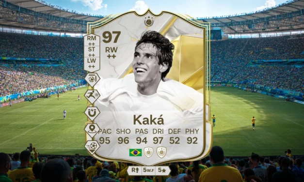 Kaka’s level 35 season pass Shapeshifters Icon card might be his best ever