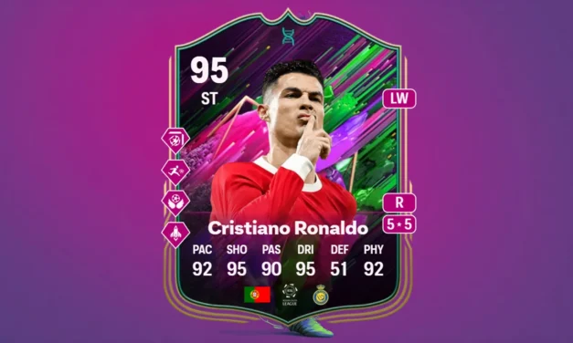 Leaked EVO lets 93-rated Ronaldo SBC card evolve