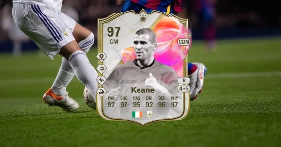Roy Keane FUTTIES ICON SBC arrives with massive stats in FC 25