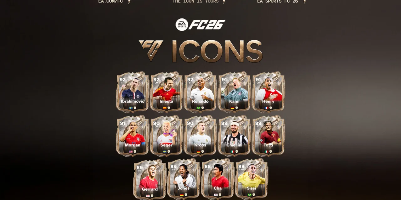 EA Sports FC 26 Pre-Order Bonus – Icon Lineup Revealed