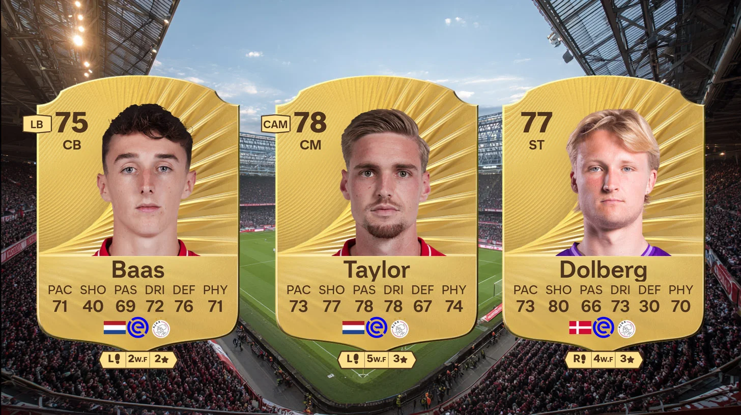 Baas rockets +8, Taylor hits 78: Ajax’s FC 26 ratings are a youth-driven jump - News - FUTFC Baas rockets +8, Taylor hits 78: Ajax’s FC 26 ratings are a youth-driven jump - News - FUTFC