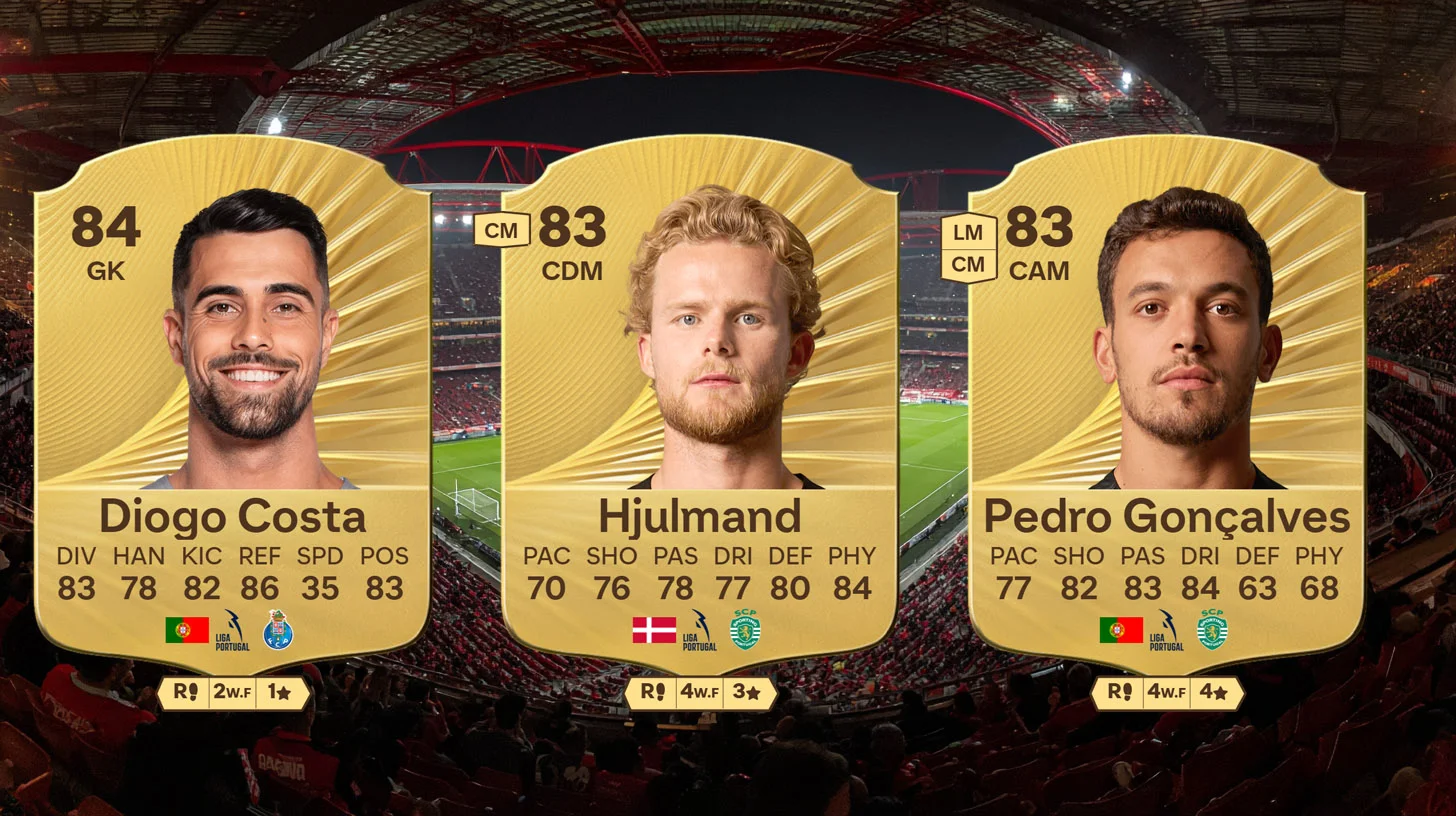 FC 26 Liga Portugal ratings: Trincão rockets, Pepê plunges, and a wave of new faces shakes up the top 30 - EA FC 26 - FUTFC FC 26 Liga Portugal ratings: Trincão rockets, Pepê plunges, and a wave of new faces shakes up the top 30 - EA FC 26 - FUTFC