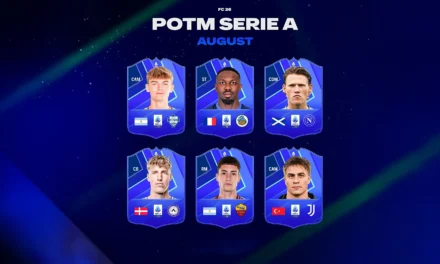 Serie A August Player of the Month Nominees Announced