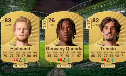 Quenda rockets +9, Trincão climbs to 82 and Hjulmand hits 83 as Sporting’s FC 26 ushers in the post-Gyökeres era