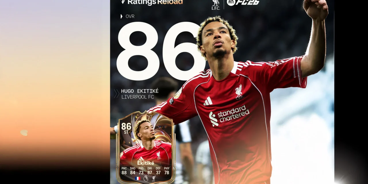 Why the 86 Hugo Ekitike Ratings Reload card is trending in FC 26