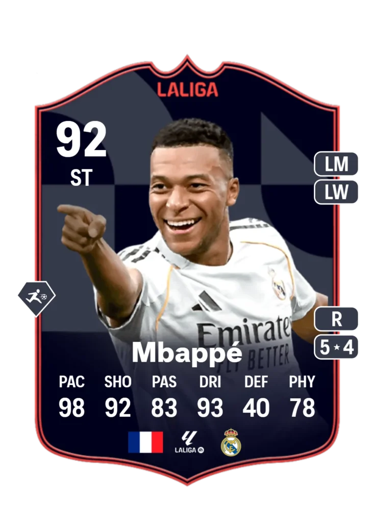 Mbappé nominated again for LaLiga POTM - EA FC 26 - FUTFC Mbappé nominated again for LaLiga POTM - EA FC 26 - FUTFC