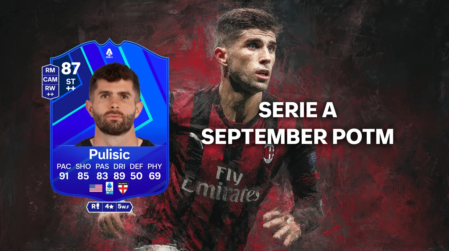 Christian Pulisic wins Serie A Player of the Month for September - EA FC 26 - FUTFC