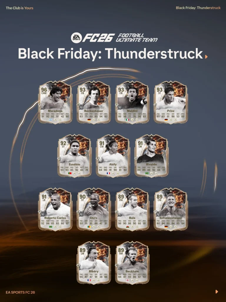 EA Released Thunderstruck Early โ Here Are All the Players in Packs - EA FC 26 - FUTFC EA Released Thunderstruck Early โ Here Are All the Players in Packs - EA FC 26 - FUTFC