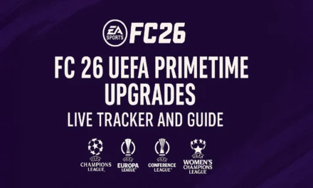 FC 26 UEFA Primetime Upgrades: Live Tracker and Guide (2025‑26)