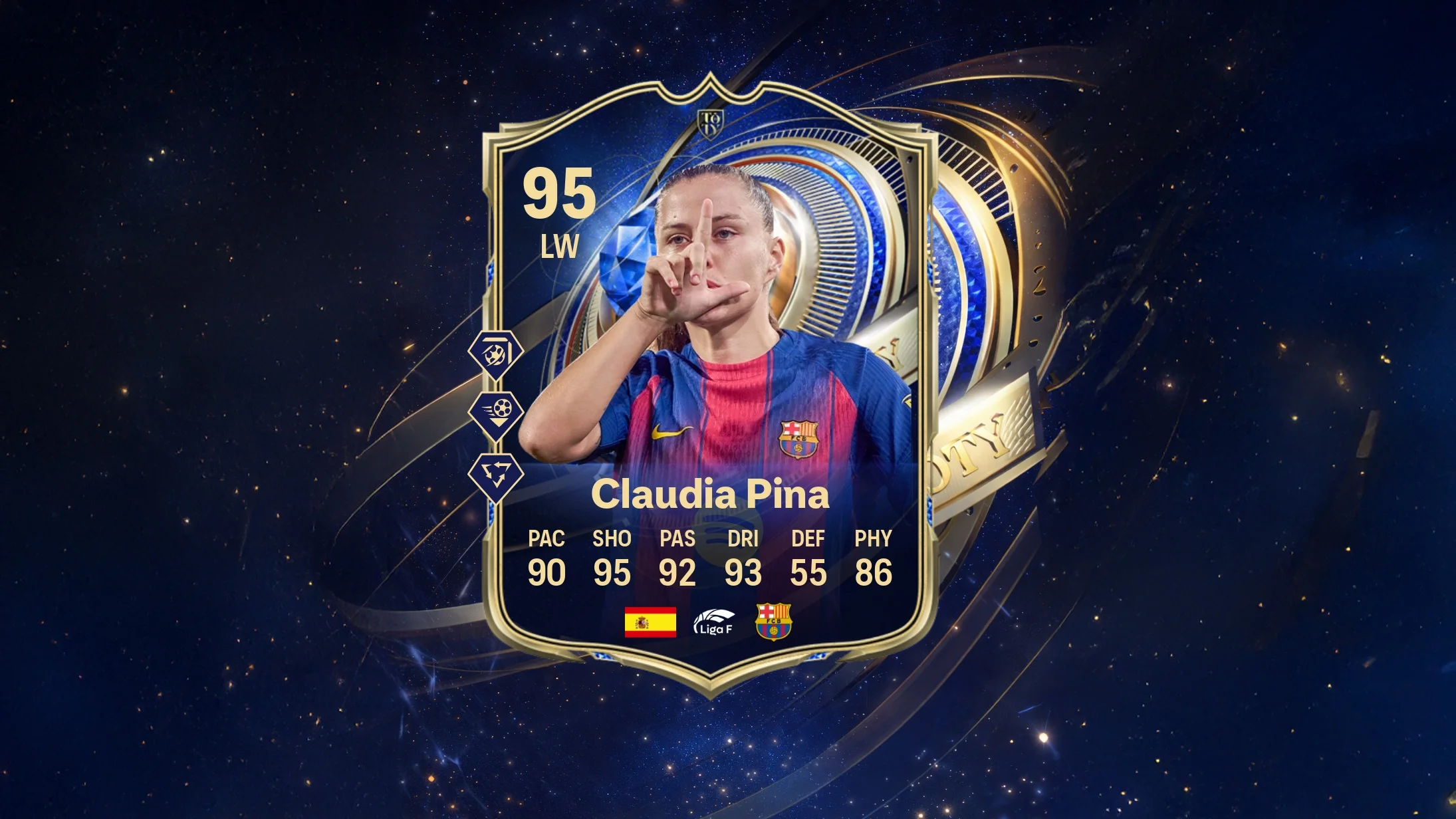 TOTY Claudia Pina Review: The 95-Rated Card That Feels Illegal in FC 26 - EA FC 26 - FUTFC