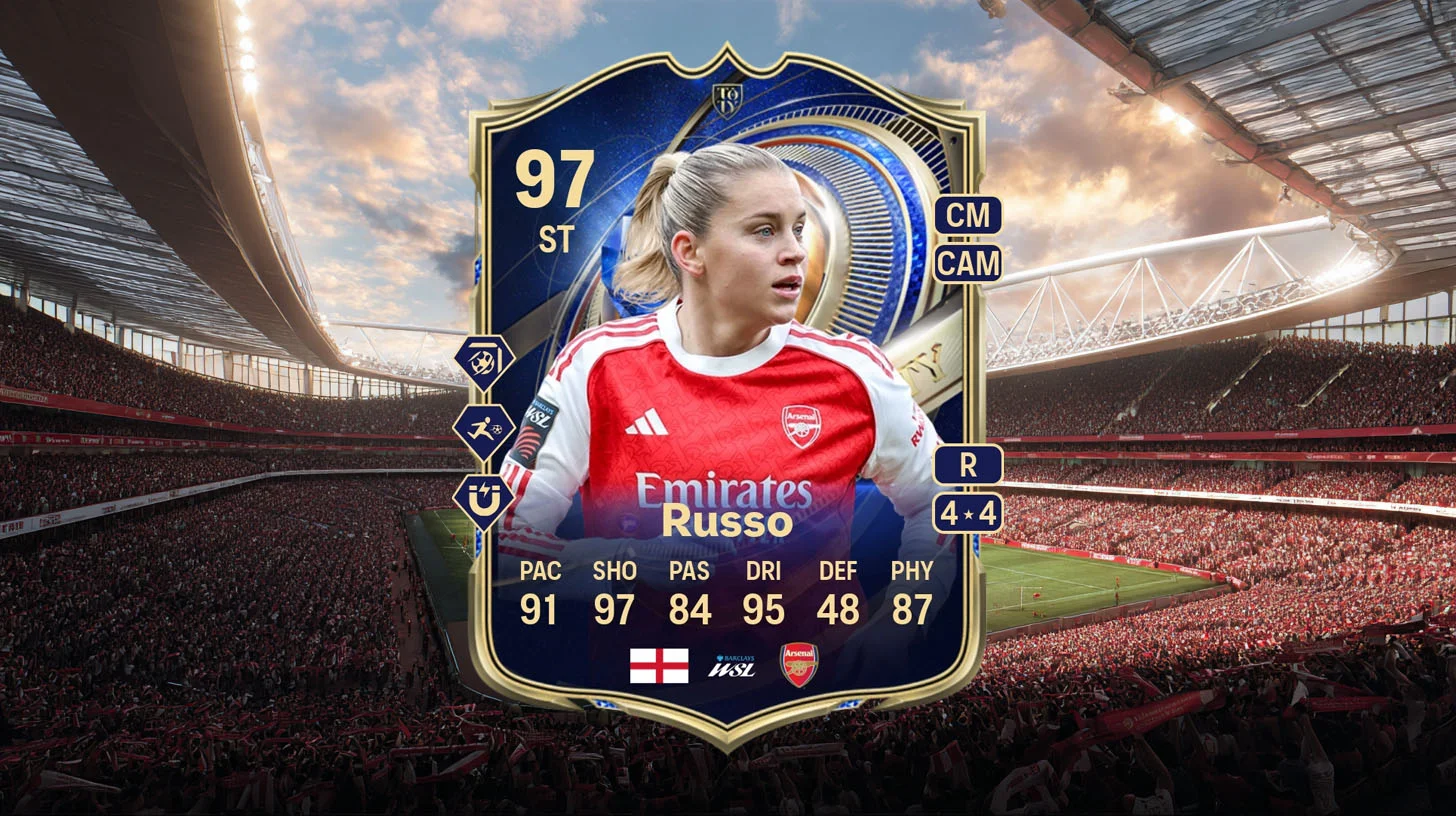Alessia Russo TOTY Review: Is She a Top Tier Striker? - EA FC 26 - FUTFC Alessia Russo TOTY Review: Is She a Top Tier Striker? - EA FC 26 - FUTFC