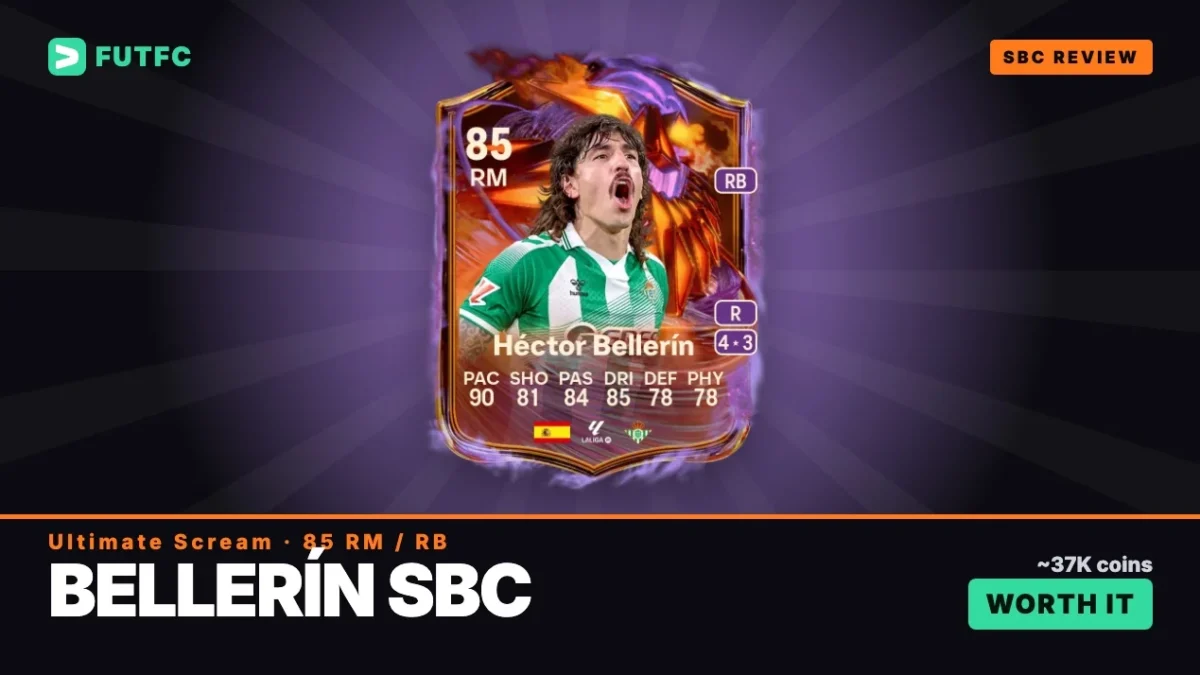 FC 27 Bellerín SBC Review: Fast Attacking Right Back for 37K - EA FC 27 - FUTFC