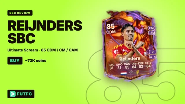 FC 27 Reijnders SBC: No Stat Below 81, but 73K Is a Lot - EA FC 27 - FUTFC