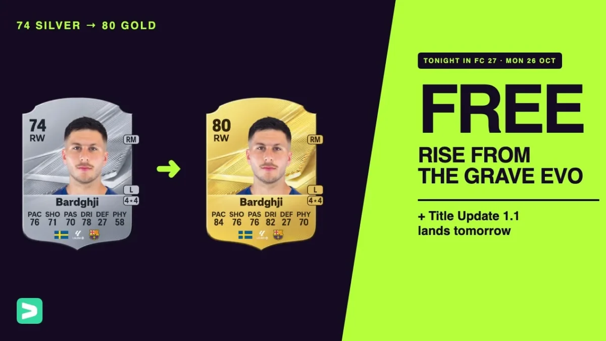 Tonight in FC 27: Free Rise From the Grave Evo, Plus What Title Update 1.1 Changes - EA FC 27 - FUTFC