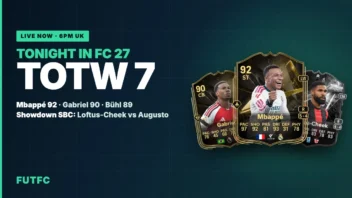 Tonight in FC 27: Mbappé 92 Leads TOTW 7, Plus a Milan Derby Showdown SBC - EA FC 27 - FUTFC