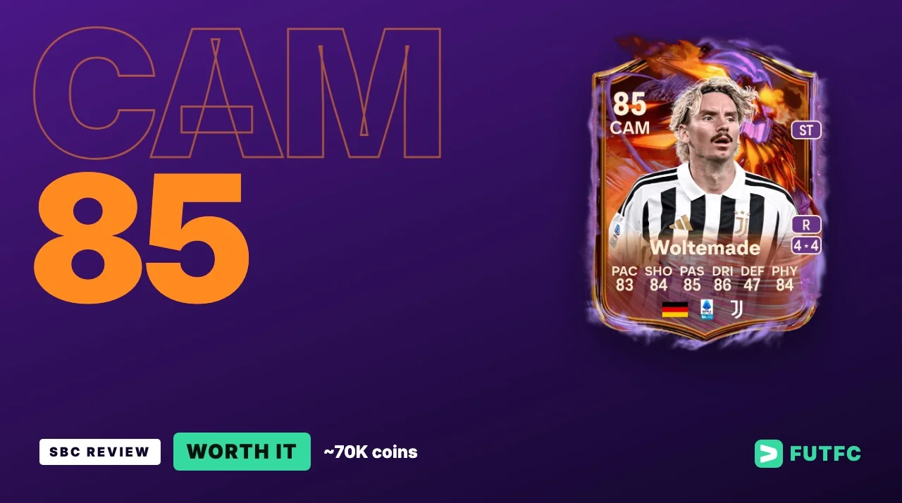 FC 27 Ultimate Scream Nick Woltemade 85 SBC review card FC 27 Ultimate Scream Nick Woltemade 85 SBC review card