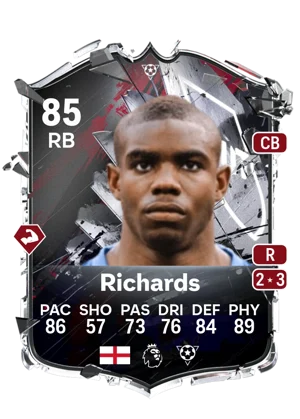 Micah Richards 85 RB Hall of FUT card FC 27